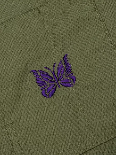 Geacă Needles cu broderie verde