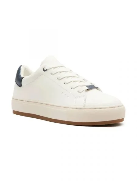 Kurt Geiger De piele sneakers alb