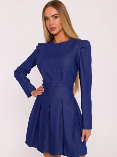 Rochie Made Of Emotion evazată albastru