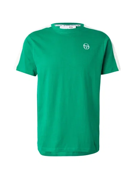 Sergio Tacchini Majica CARLO zelena bela