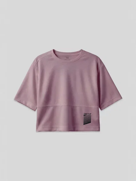 Tommy Life Oversized tričko fialová černá