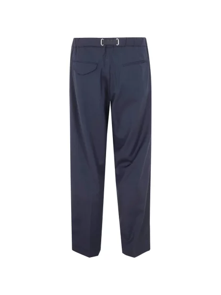 Pantaloni White Sand plisate alb