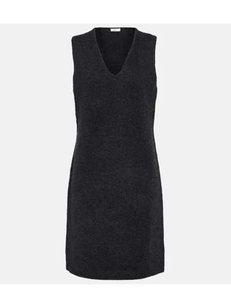 Pleten pletena obleka Vince siva