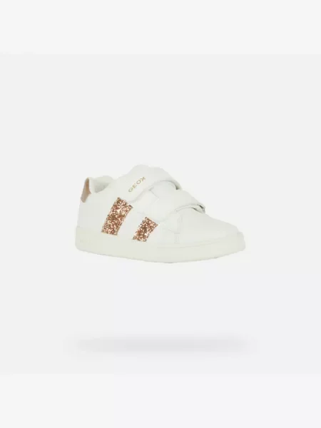 White Girls Geox Eclyper Sneakers Girls fehér