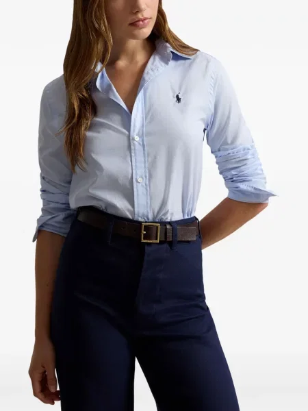 Košeľové šaty Polo Ralph Lauren biela