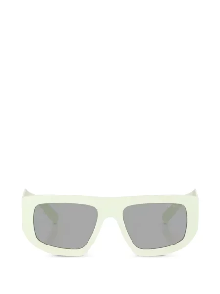Ochelari de soare Prada Eyewear cu imprimeu geometric verde