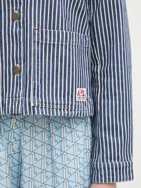 Джинсовая куртка A.p.c. синяя