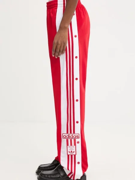 Legginsy Adidas Originals czerwone