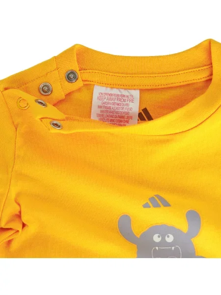 Tricou copii Adidas galben