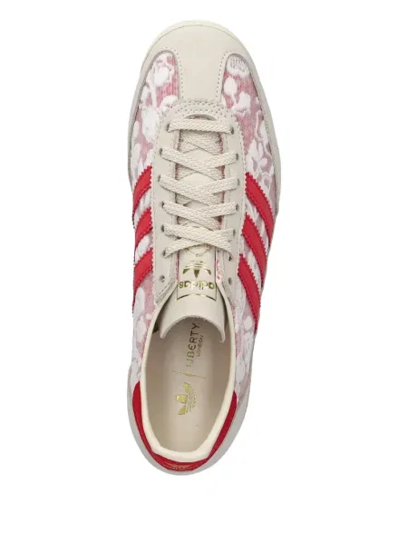 Sneakerși Adidas Predator cu broderie cu dungi din piele de căprioară albastru