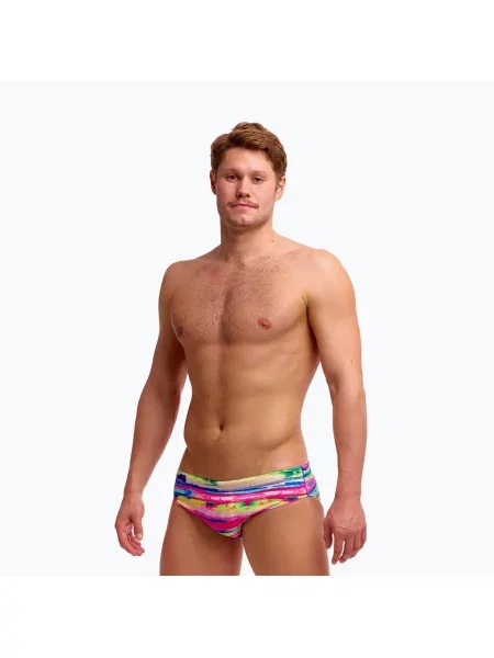 Slipuri de înot pentru bărbați Funky Trunks Classic Brief paint patch