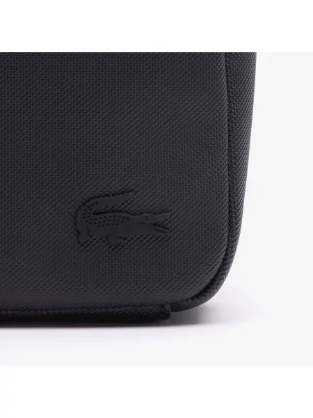 Lacoste Torba Reporterska Piqué Effect czarna