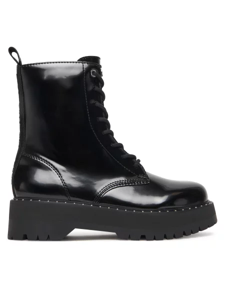 DKNY Gležnjarji Batu Studs-Lace Up črna
