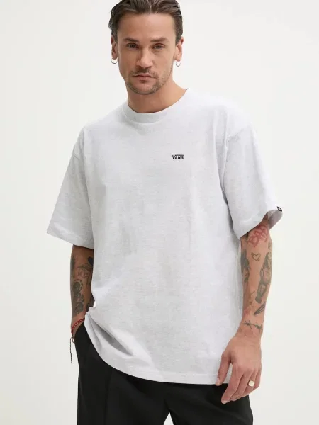 Тениска Vans с изчистен дизайн сиво