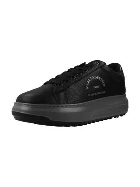 Sneakersy Karl Lagerfeld skórzane czarne