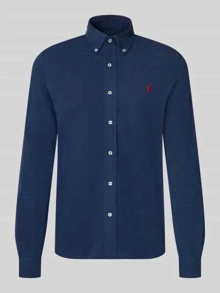 Koszula casualowa o kroju regular fit z czystej bawełny Polo Ralph Lauren granatowa