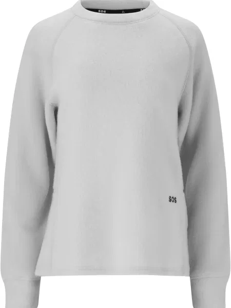 Bluza z okrągłym dekoltem SOS Aneto szara