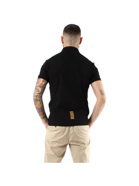 Tricou polo Emporio Armani Ea7 negru