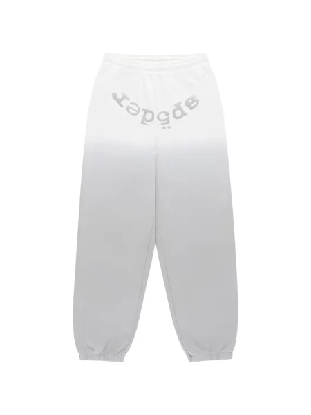 Pantaloni Sp5der alergare alb