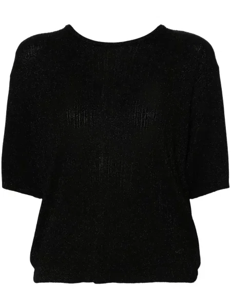 Top Jacob Cohen prążkowany czarny