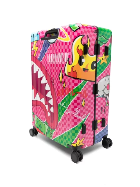 Valiză Sprayground cu imagine roz