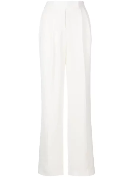 Pantaloni Tom Ford plisate alb