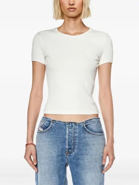 Tricou Diesel lung alb