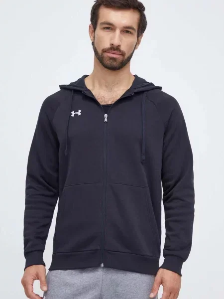 Mikina Under Armour s kapucí hladká černá