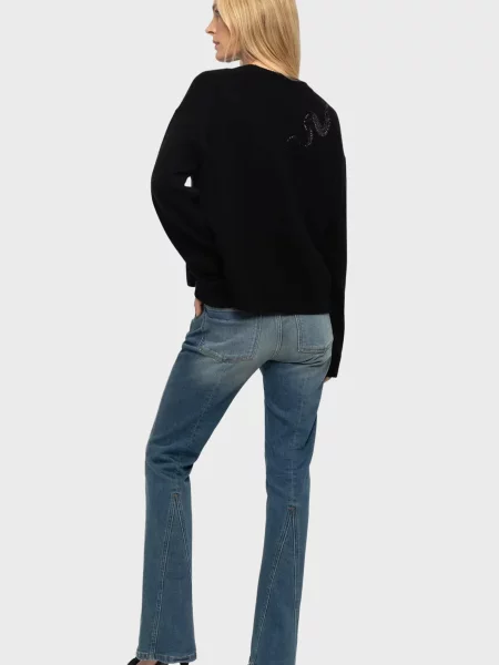 Шерстяной свитер Zadig&voltaire черный