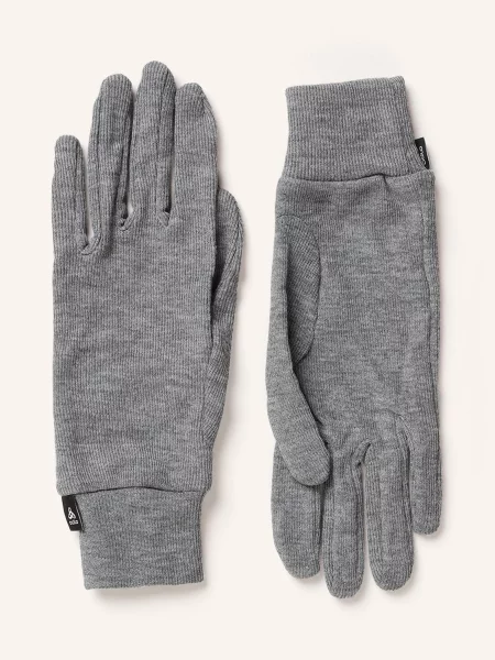 Odlo Rękawiczki Sportowe Active Warm Eco grau szare
