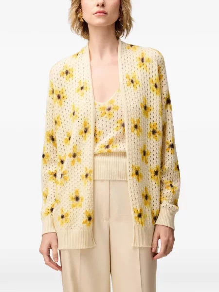 Cardigan Retori din cașmir cu model floral cu imagine