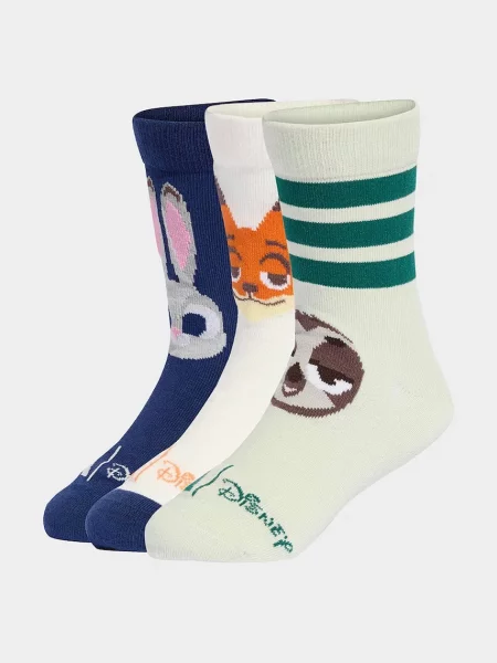 Adidas Performance ponožky s bavlnou Zootopia bílé
