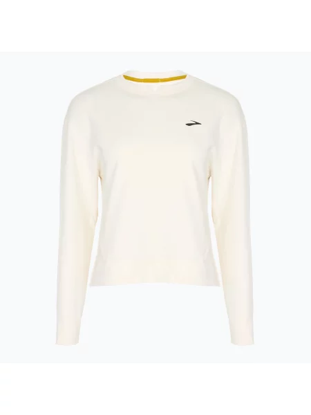 Bluza do biegania Brooks Run Within Sweatshirt beżowa