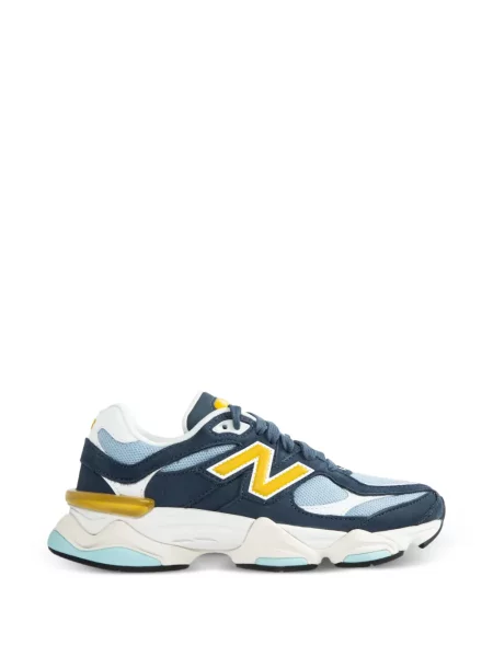 Sneakerși New Balance cu șireturi din dantelă albastru