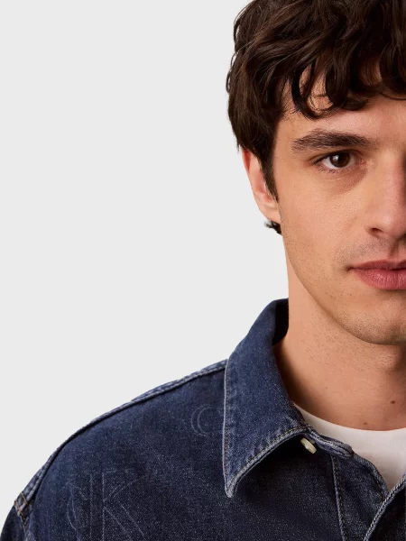 Джинсовая рубашка Calvin Klein Jeans синяя