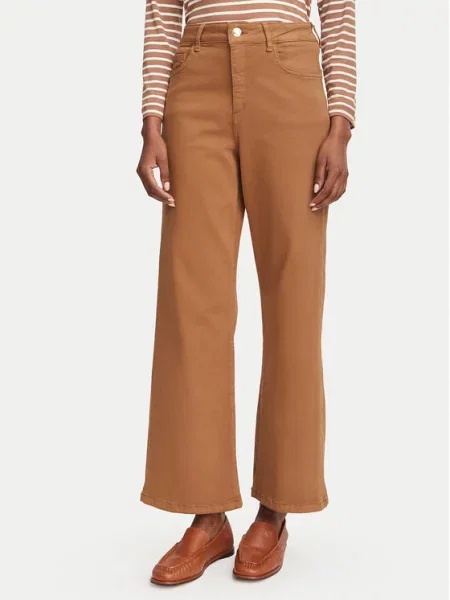 Marella Farmer Fuxia Világosbarna Wide Leg