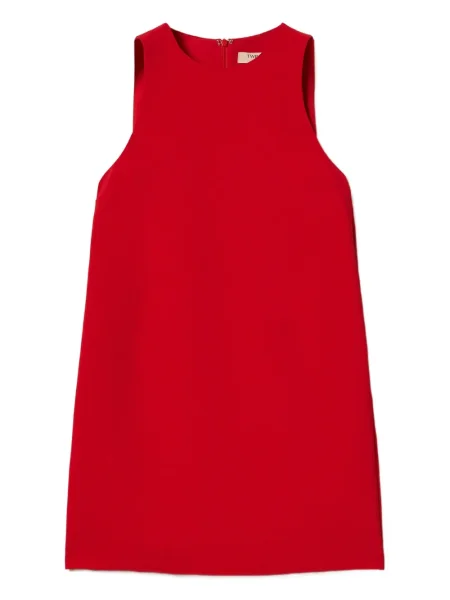 Rochie fără mâneci Twinset fără mâneci de costum roșu