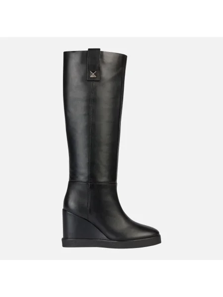 Botine Geox cu pană negru