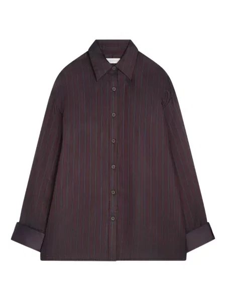 Cămașă Dries Van Noten cu dungi roșu