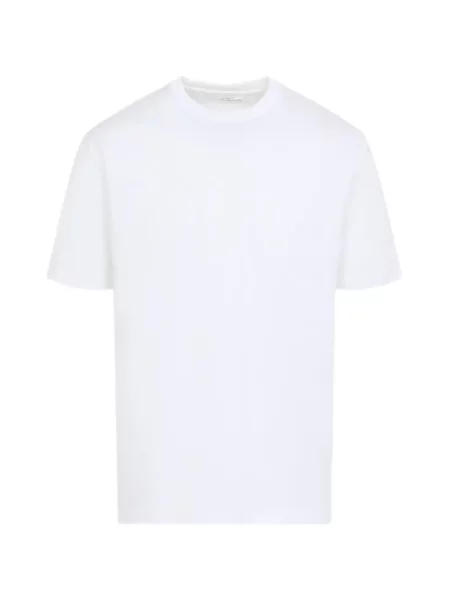Tricou Kiton cu decolteu rotund alb