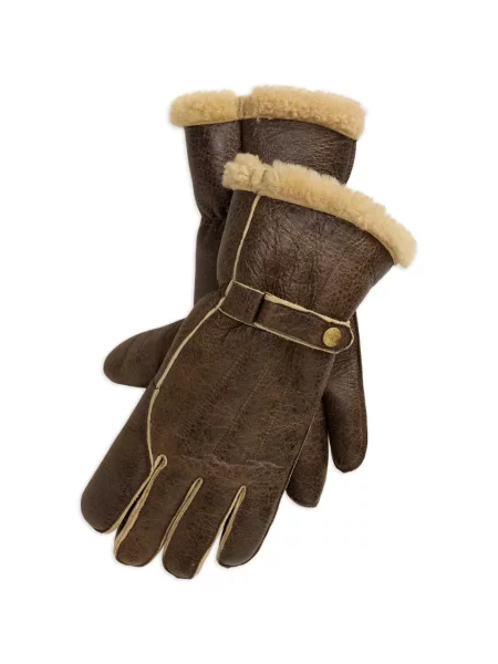 Mănuși Ralph Lauren Rrl din piele maro