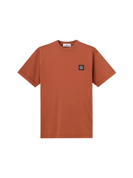Koszulka Stone Island z kamieniami pomarańczowa
