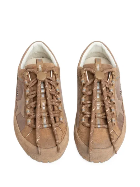 Top Golden Goose din piele de căprioară maro