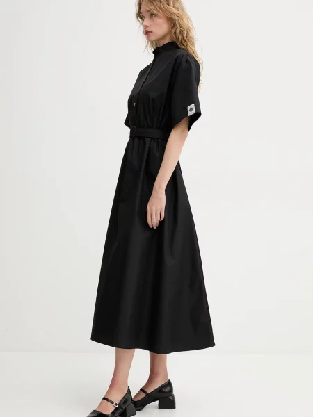 Bally sukienka maxi rozkloszowana czarny