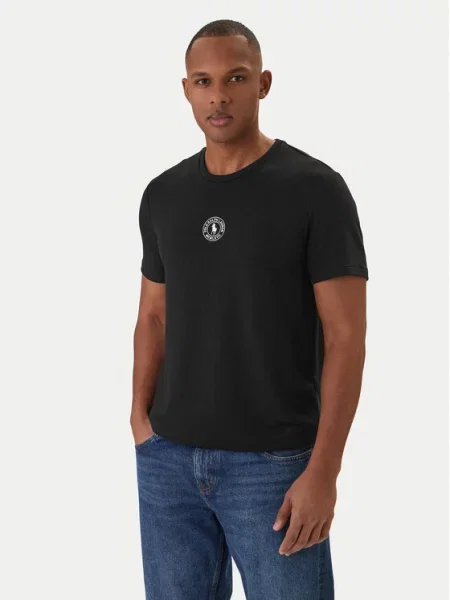 Поло тениска Polo Ralph Lauren черно