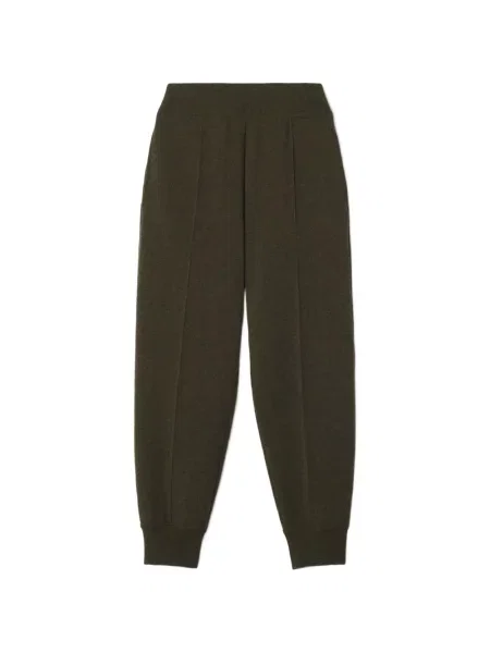 Pantaloni Lanvin tricotate alergare cu autograf verde