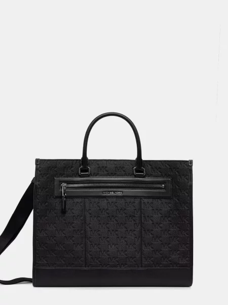 Michael Kors usnjena torba črna