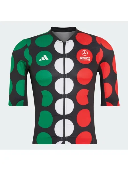 Koszulka Adidas z dżerseju kolarska biała