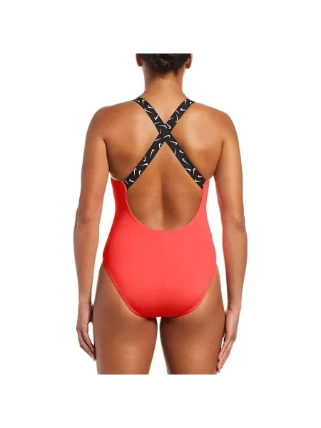 Kostium kąpielowy Nike Fastback różowy