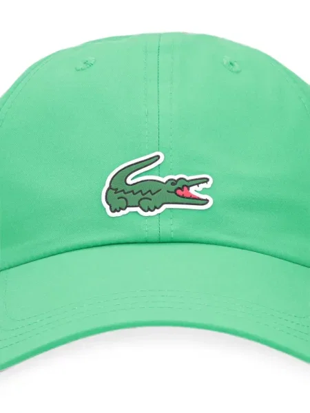 Șapcă Lacoste cu autograf verde